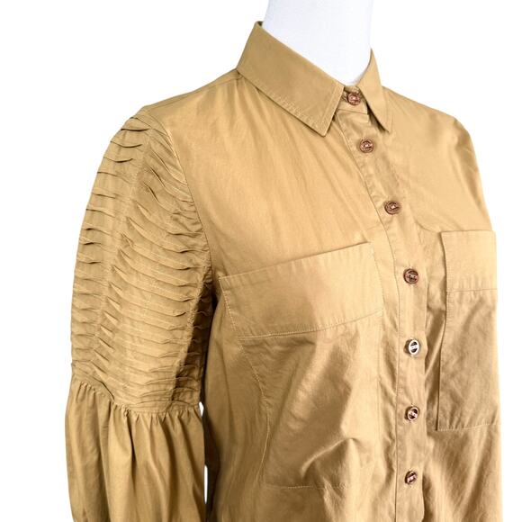 Sitka Semsch Luxury Sustainable Organic Cotton Button Down Shirt Size XS - Picture 5 of 12